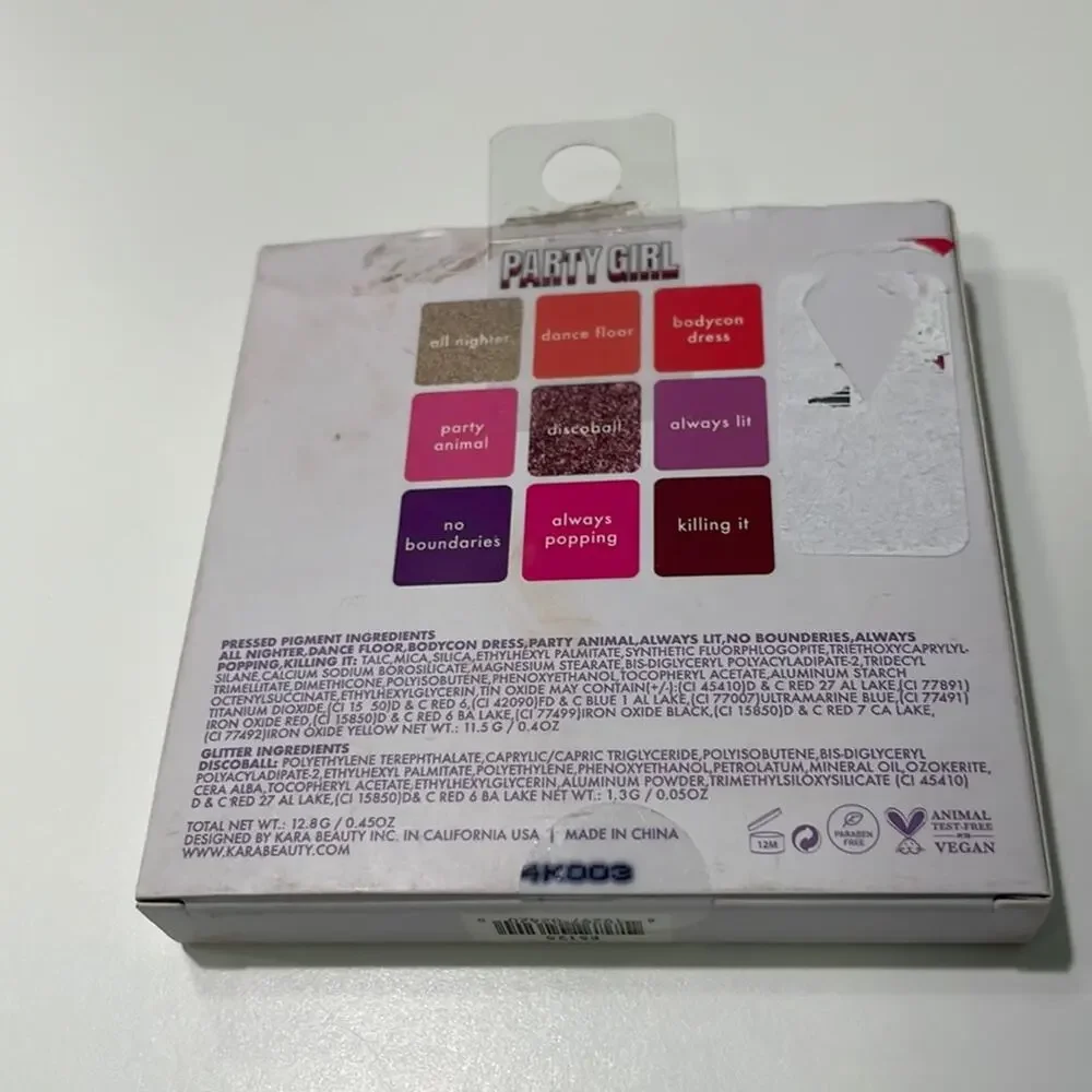 Kara Beauty Party Girl Eye Shadow Palette
